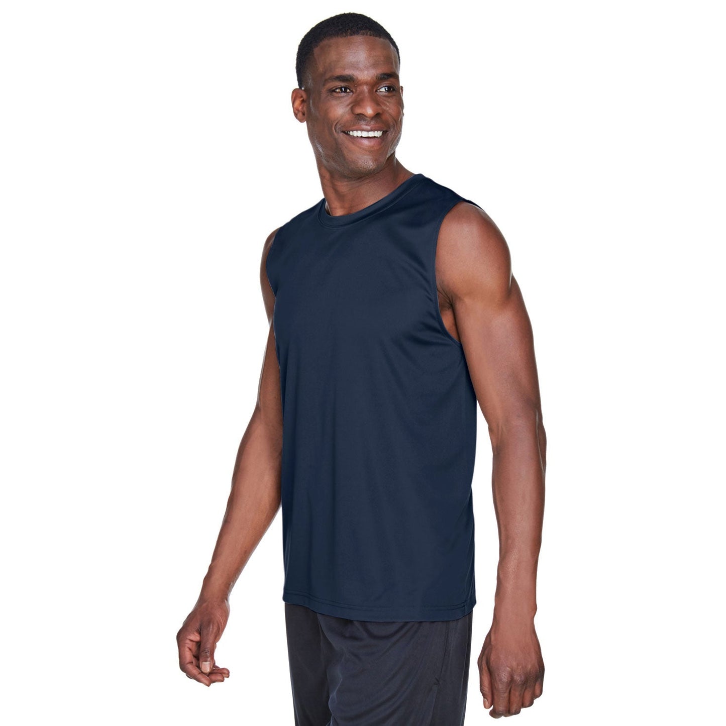 Black Tank Tops - Team 365 - Performance Fabric