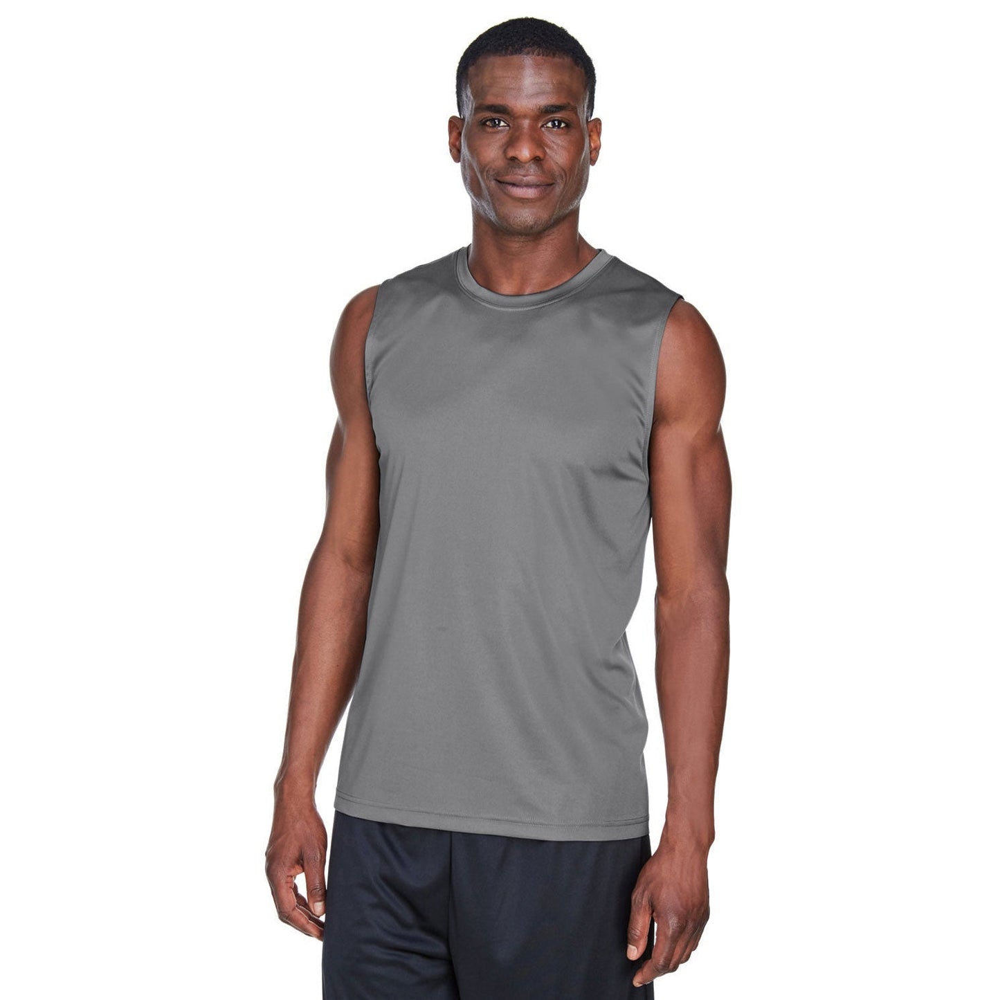 Black Tank Tops - Team 365 - Performance Fabric