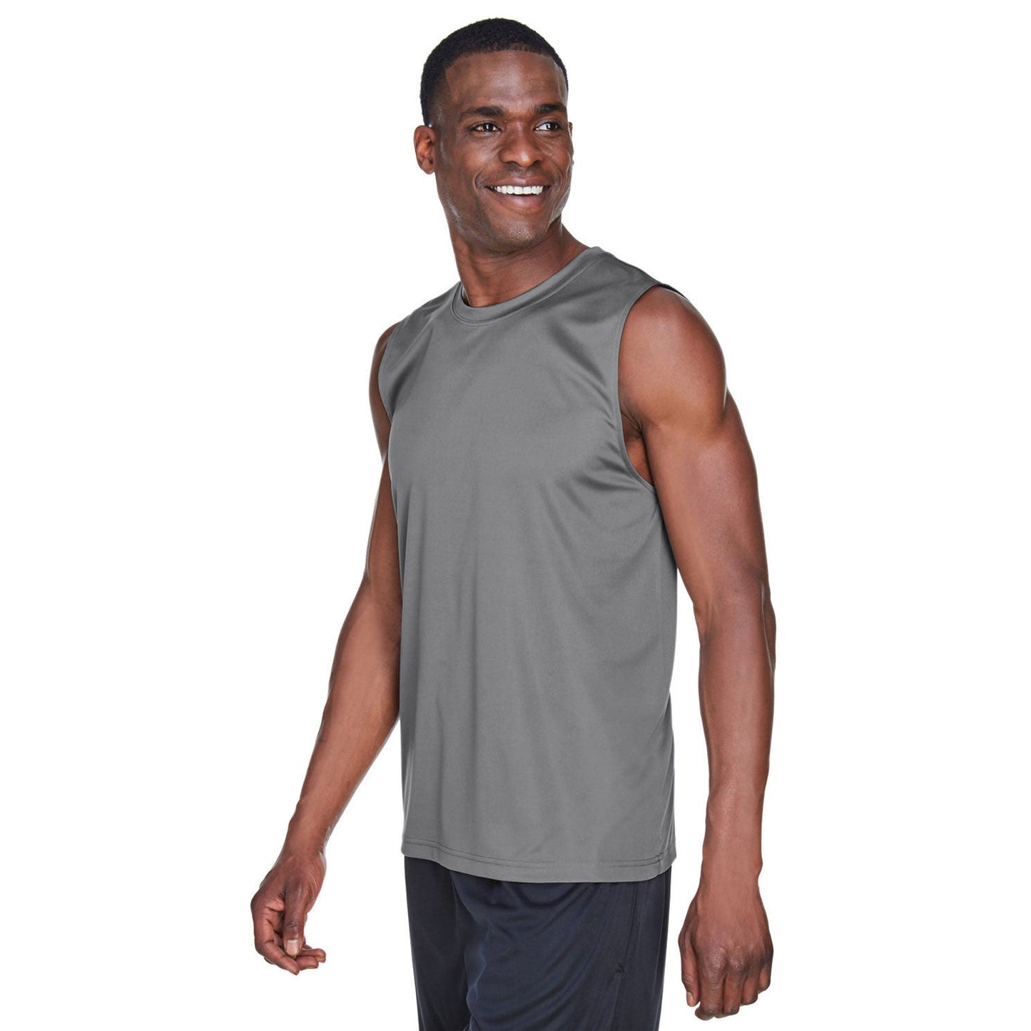 Black Tank Tops - Team 365 - Performance Fabric