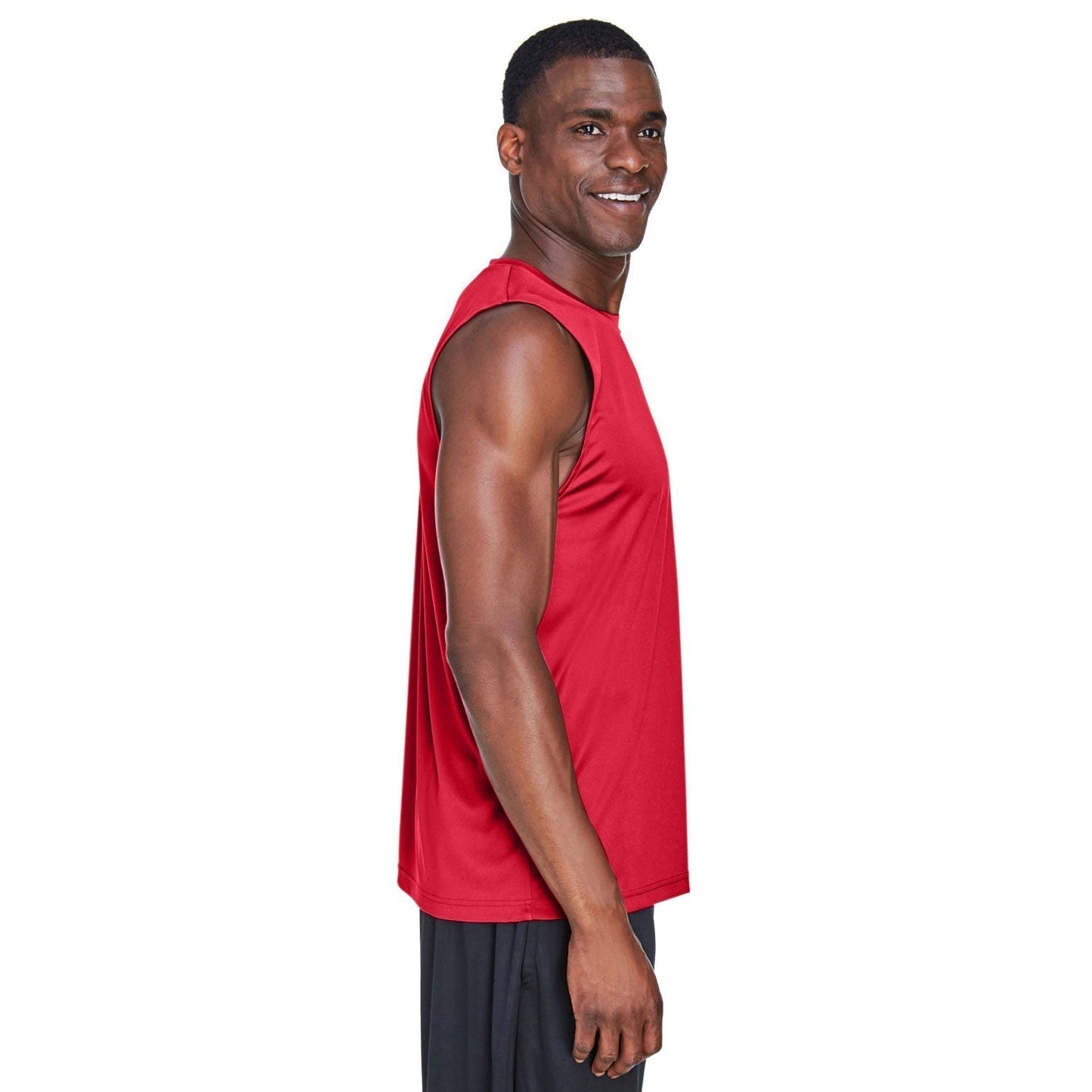 Black Tank Tops - Team 365 - Performance Fabric