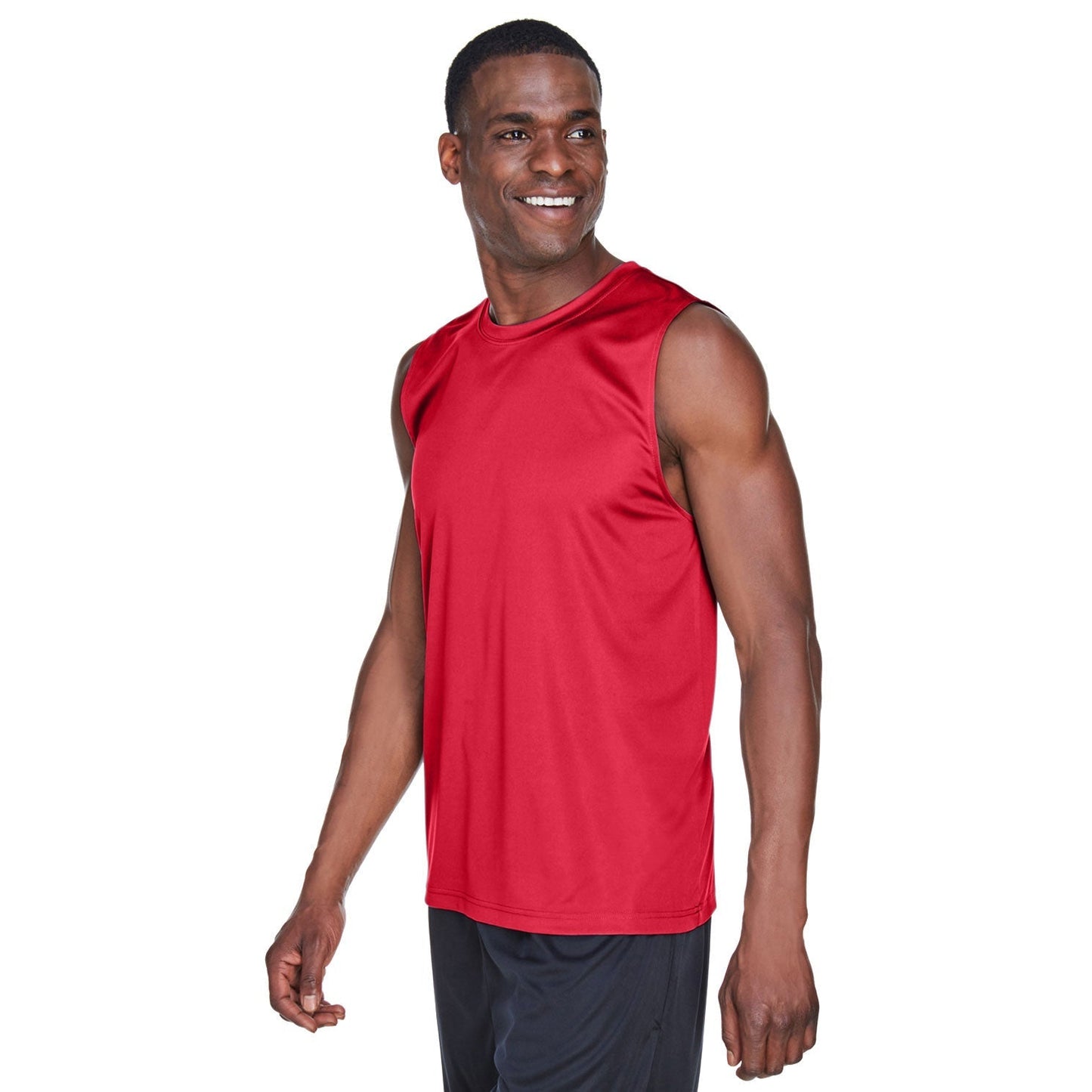 Black Tank Tops - Team 365 - Performance Fabric