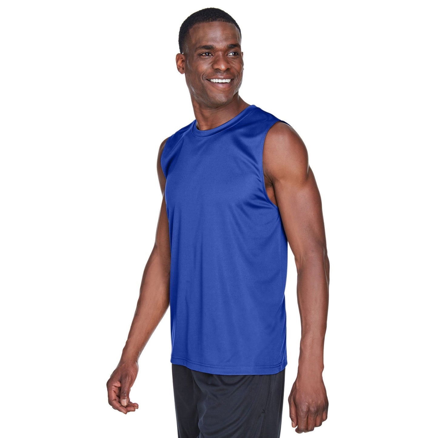 Black Tank Tops - Team 365 - Performance Fabric