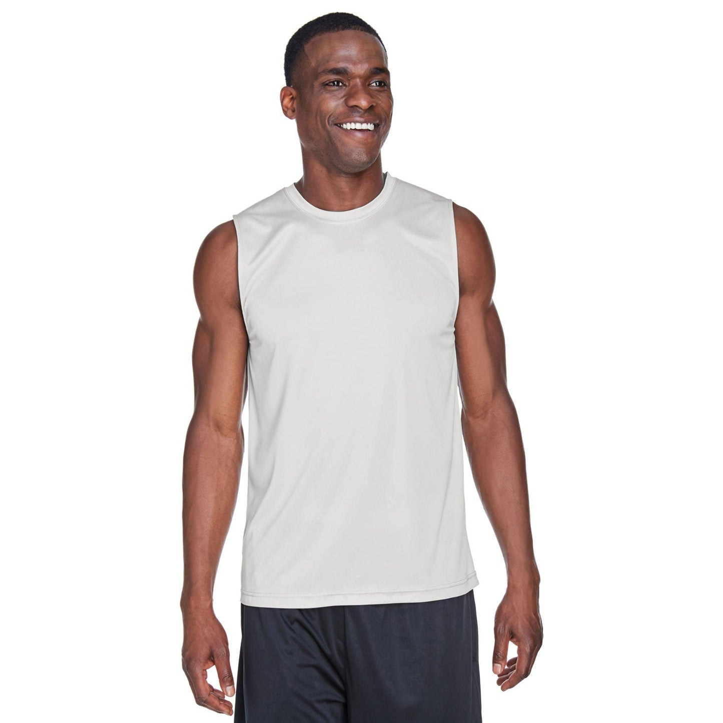 Black Tank Tops - Team 365 - Performance Fabric