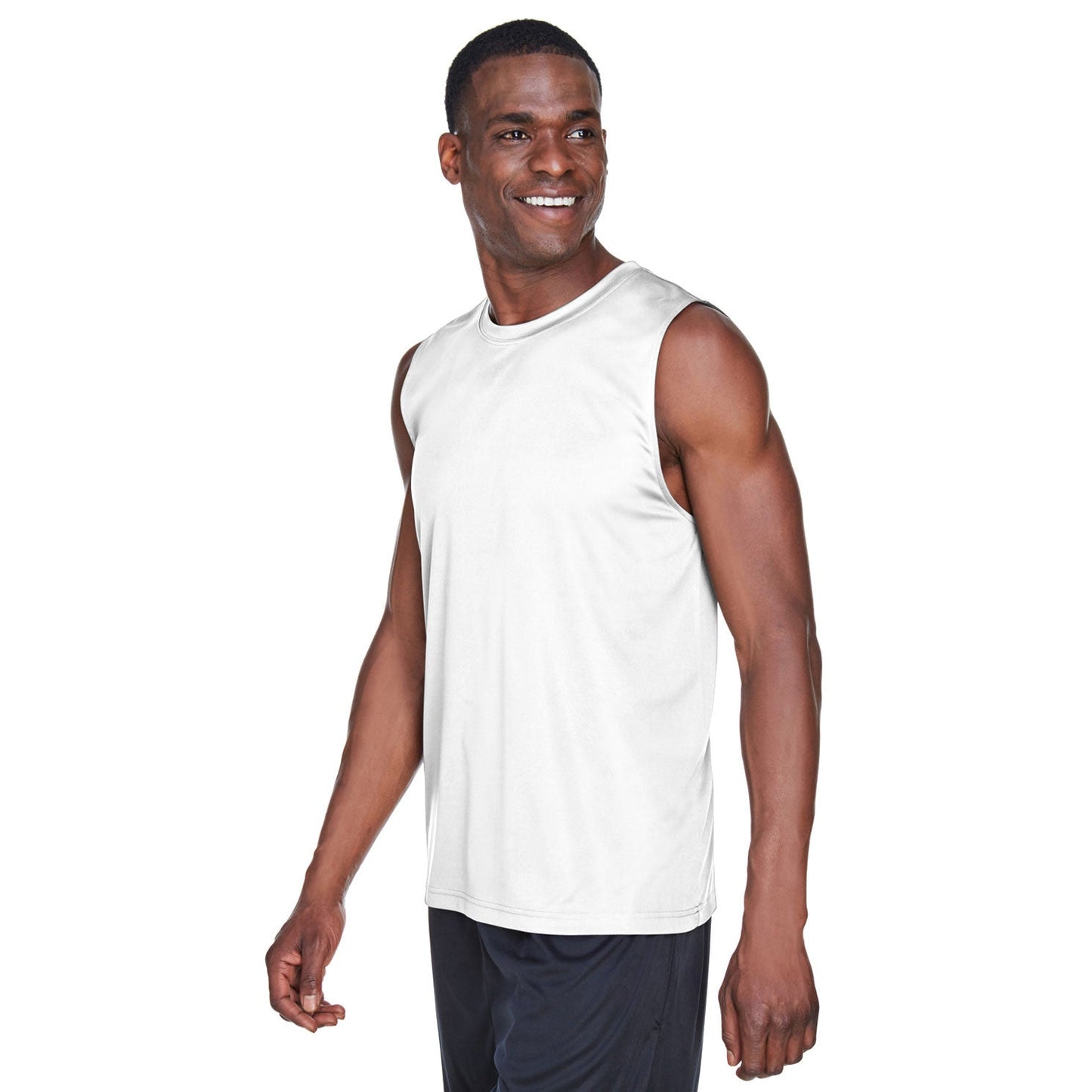 Black Tank Tops - Team 365 - Performance Fabric