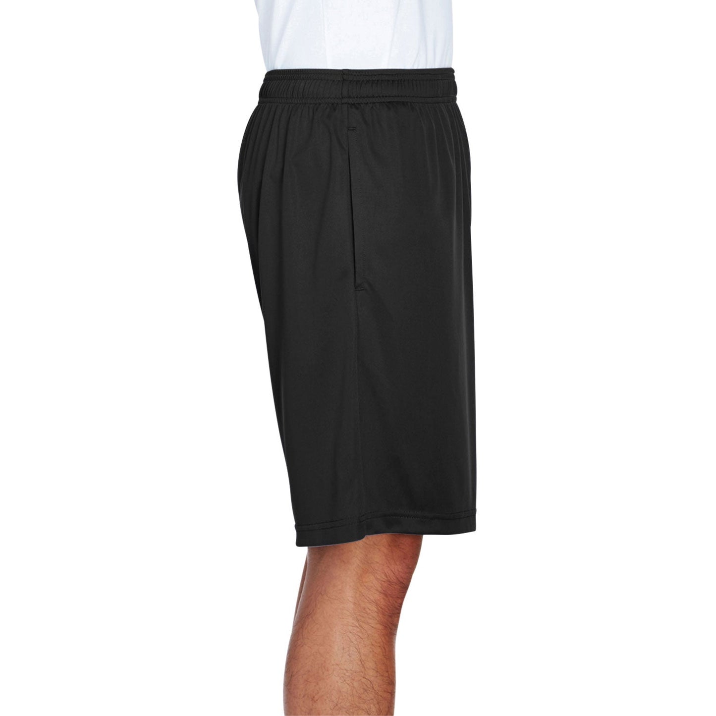 Black Performance Shorts - Team 365 - Moisture Wicking