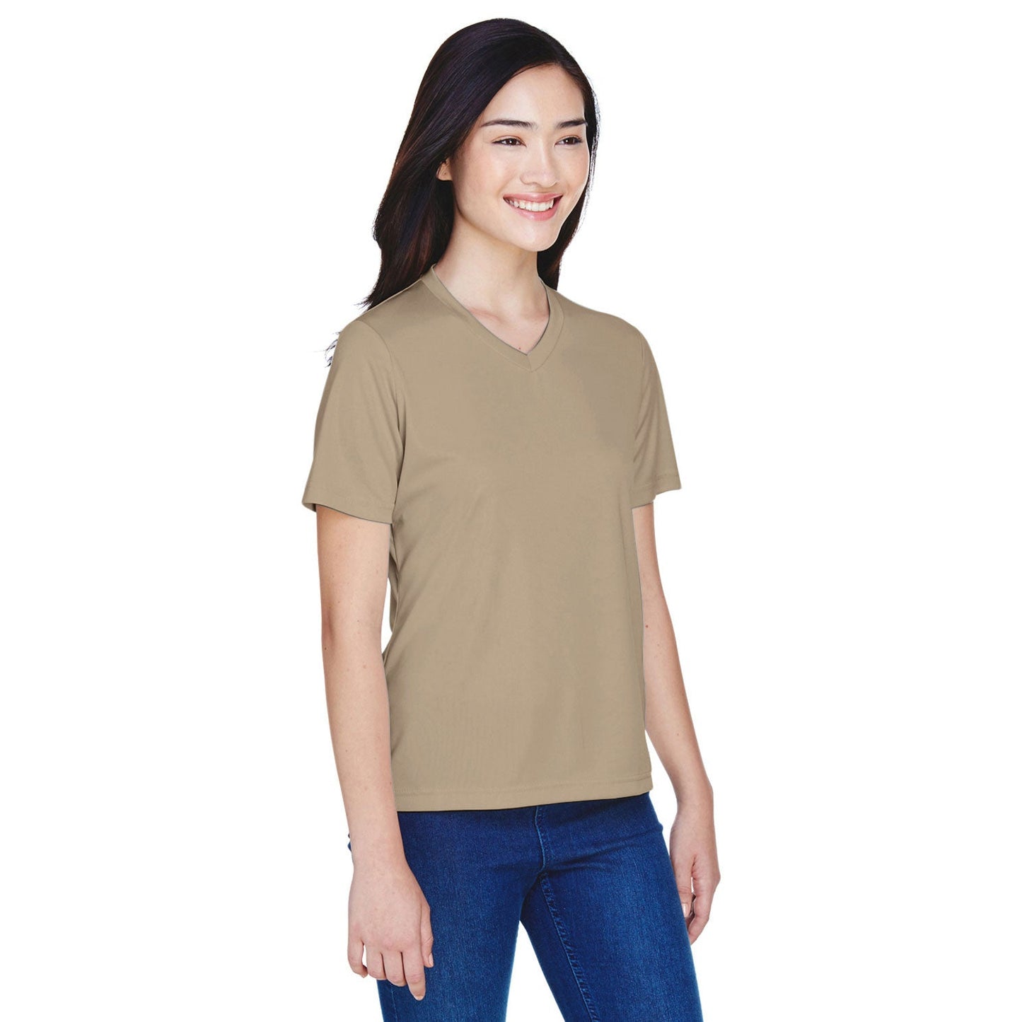 Black Performance T-Shirts - Team 365 - Moisture-Wicking