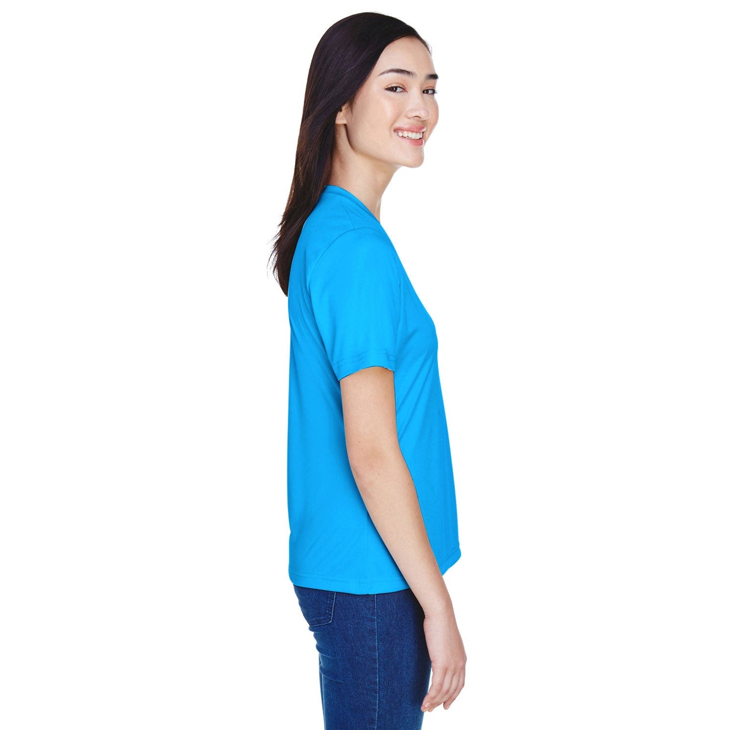 Black Performance T-Shirts - Team 365 - Moisture-Wicking
