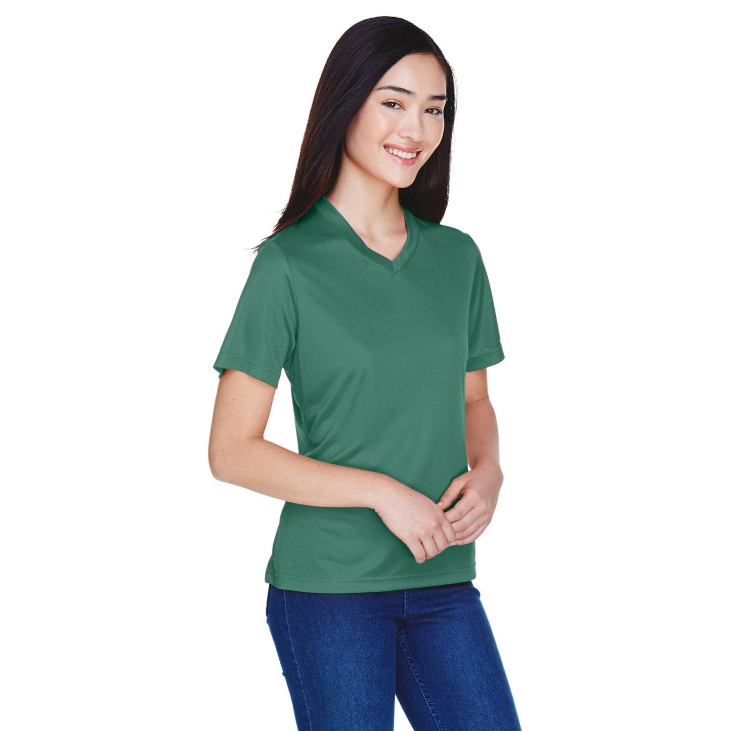 Black Performance T-Shirts - Team 365 - Moisture-Wicking