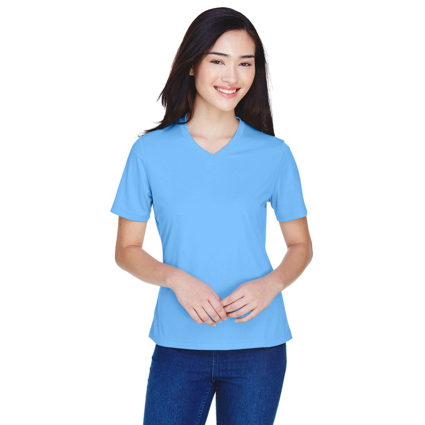 Black Performance T-Shirts - Team 365 - Moisture-Wicking
