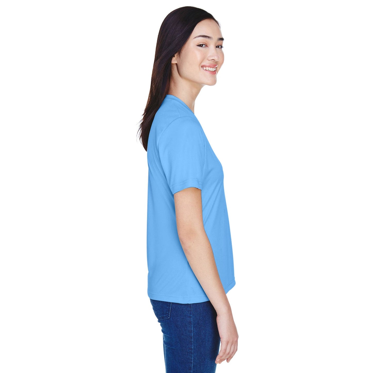 Black Performance T-Shirts - Team 365 - Moisture-Wicking