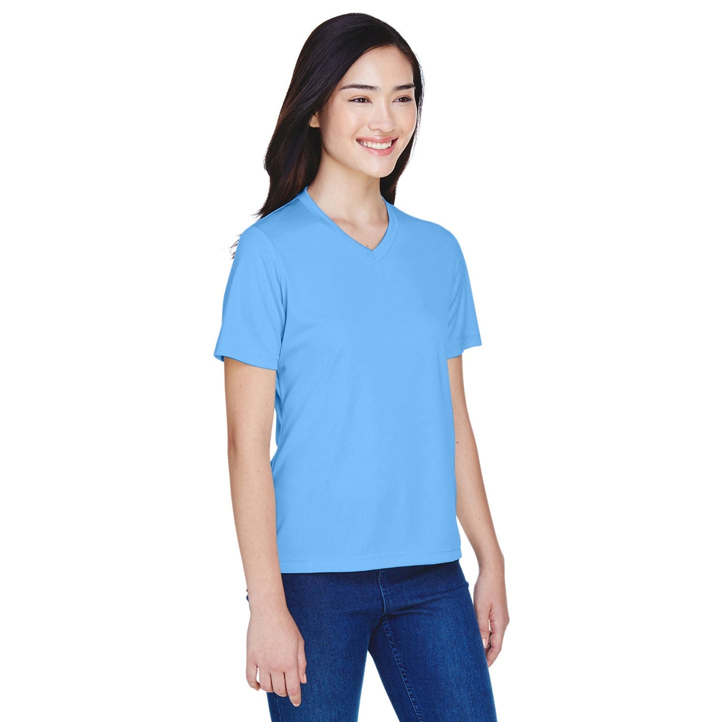 Black Performance T-Shirts - Team 365 - Moisture-Wicking