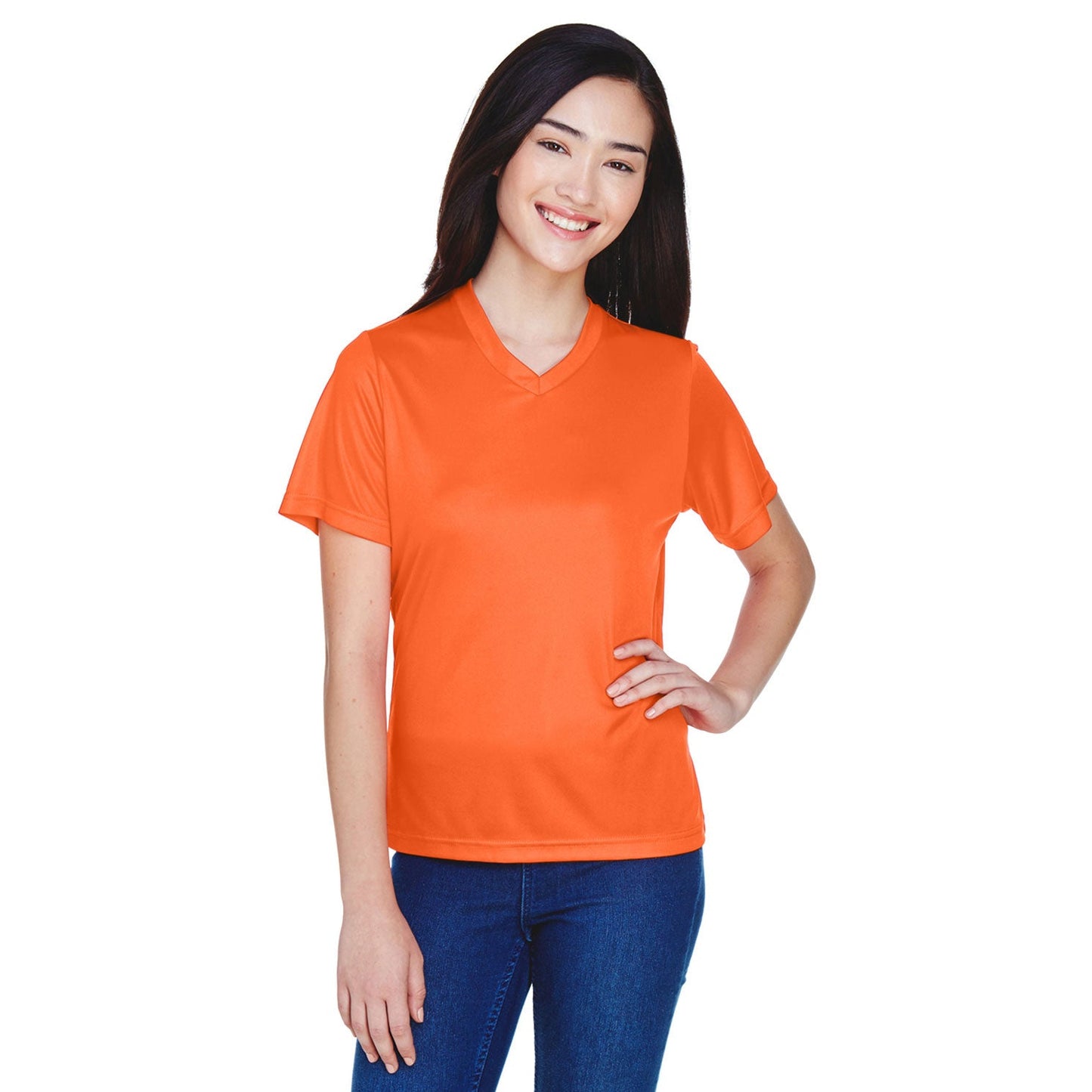 Black Performance T-Shirts - Team 365 - Moisture-Wicking