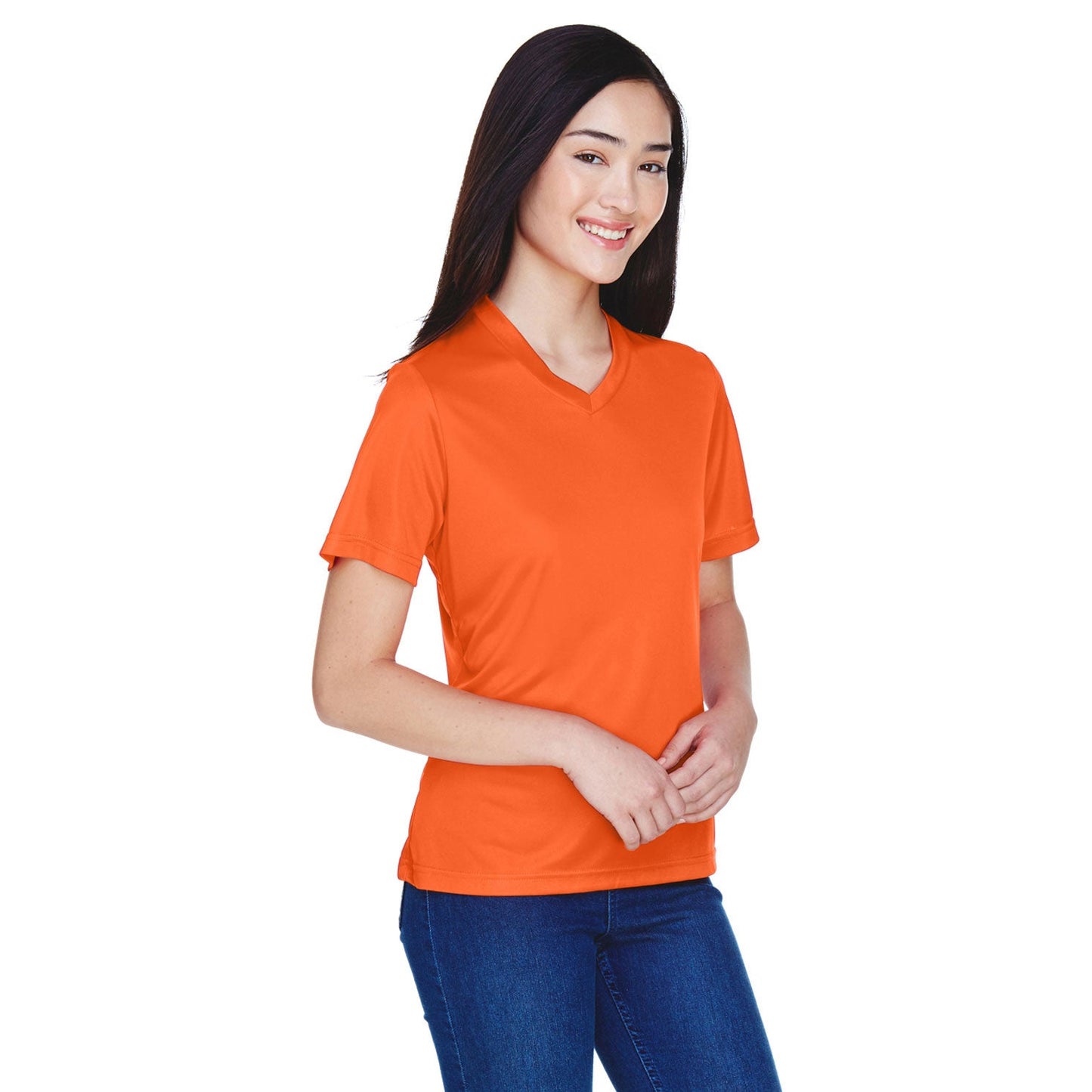 Black Performance T-Shirts - Team 365 - Moisture-Wicking