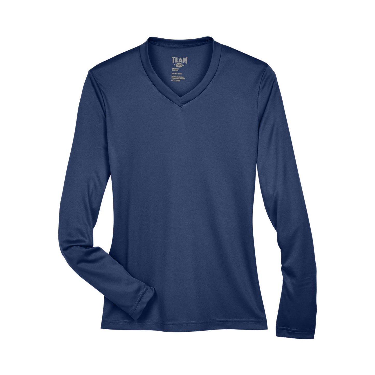 Black T-Shirts - Team 365 - Moisture-Wicking Fabric