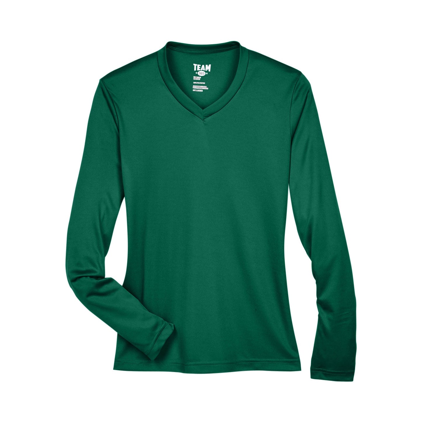 Black T-Shirts - Team 365 - Moisture-Wicking Fabric
