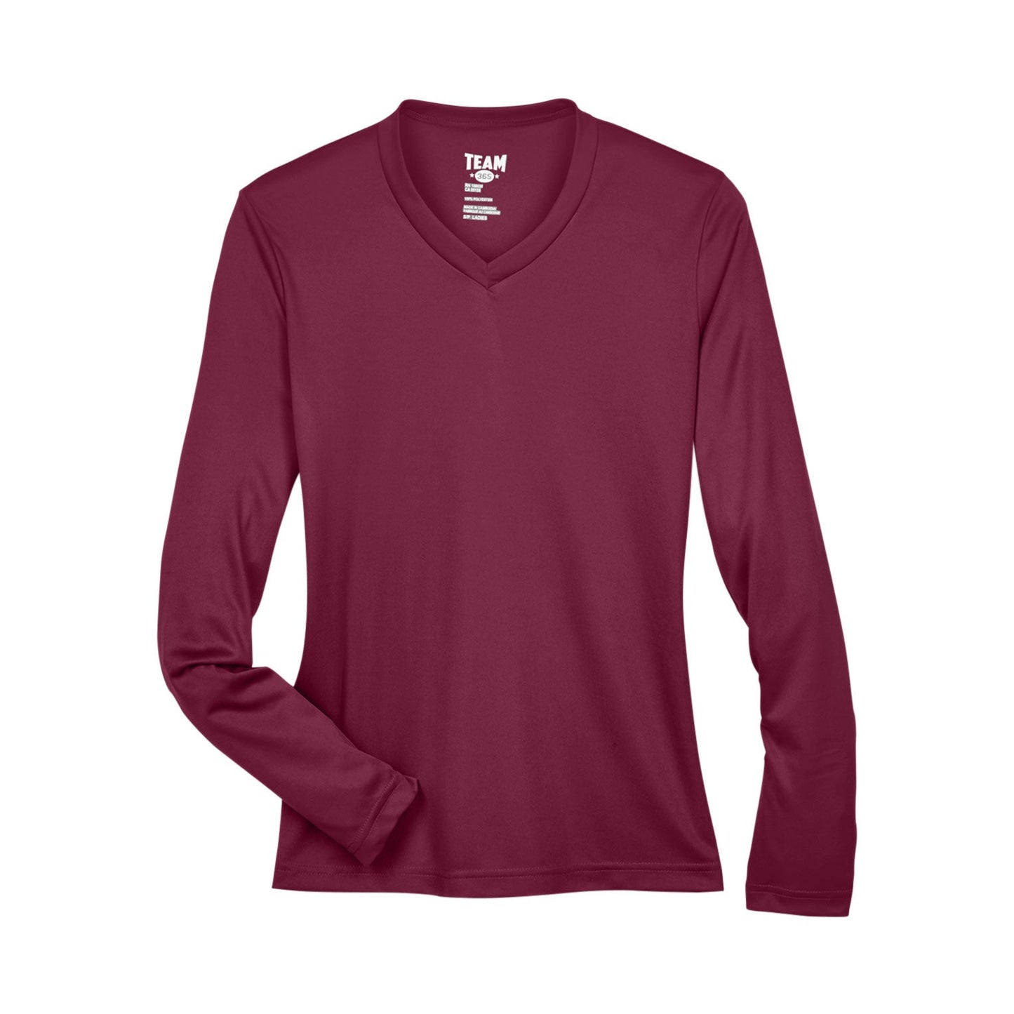 Black T-Shirts - Team 365 - Moisture-Wicking Fabric
