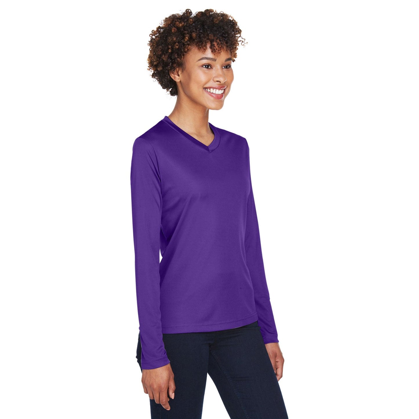 Black T-Shirts - Team 365 - Moisture-Wicking Fabric