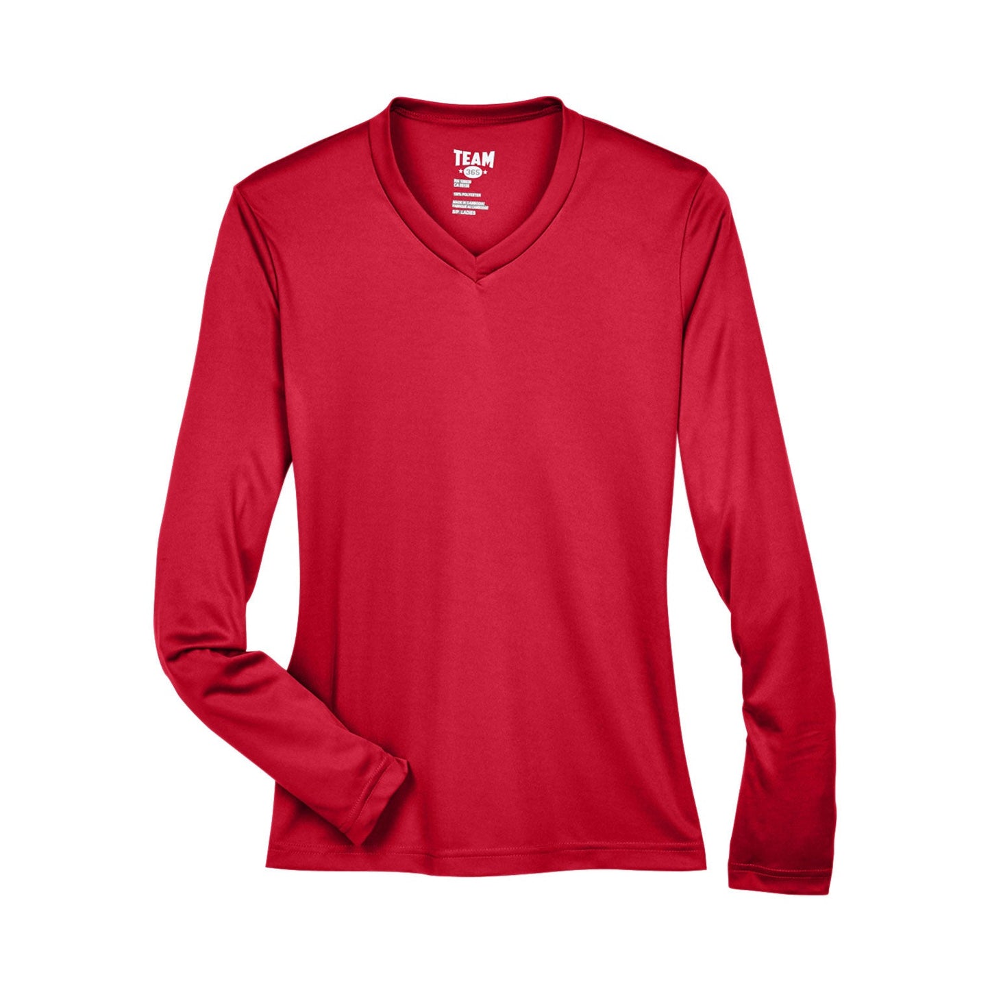 Black T-Shirts - Team 365 - Moisture-Wicking Fabric