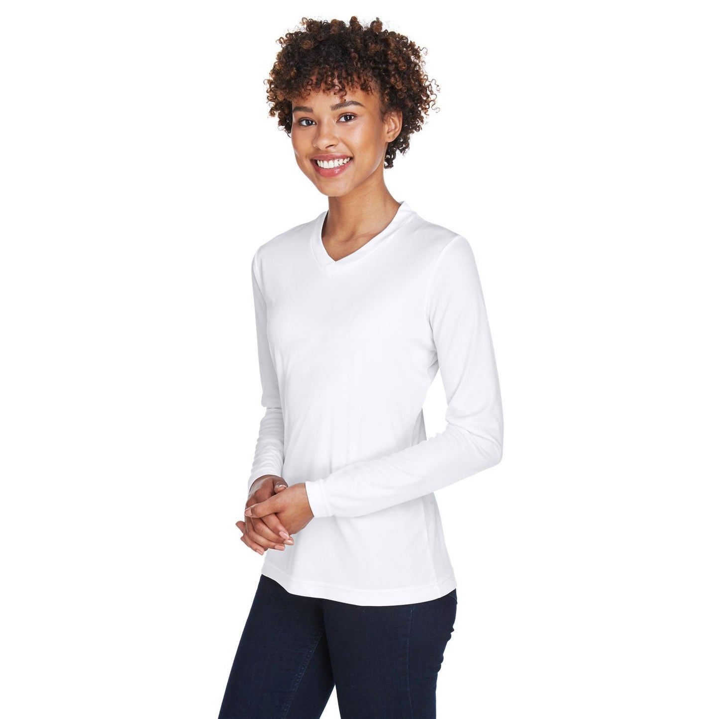 Black T-Shirts - Team 365 - Moisture-Wicking Fabric