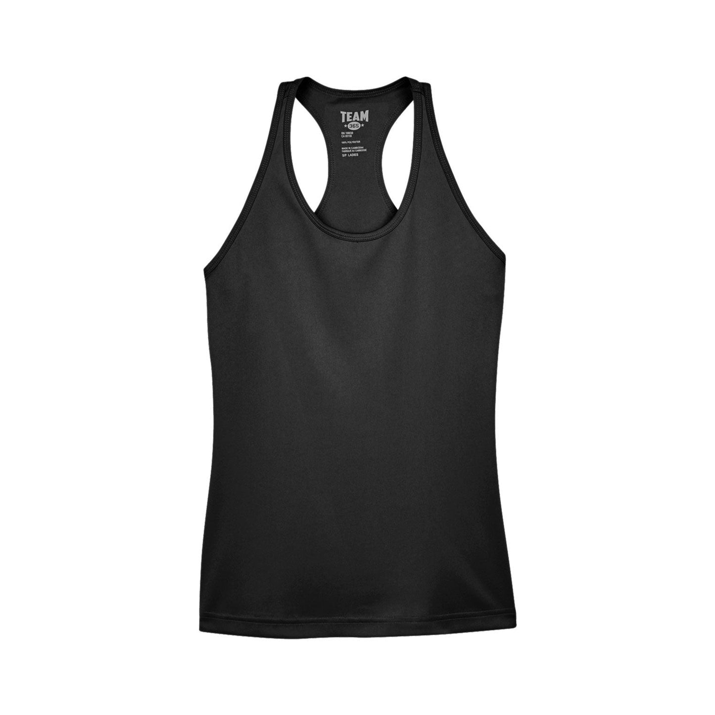 Black Tank Tops - Team 365 - Performance Fabric