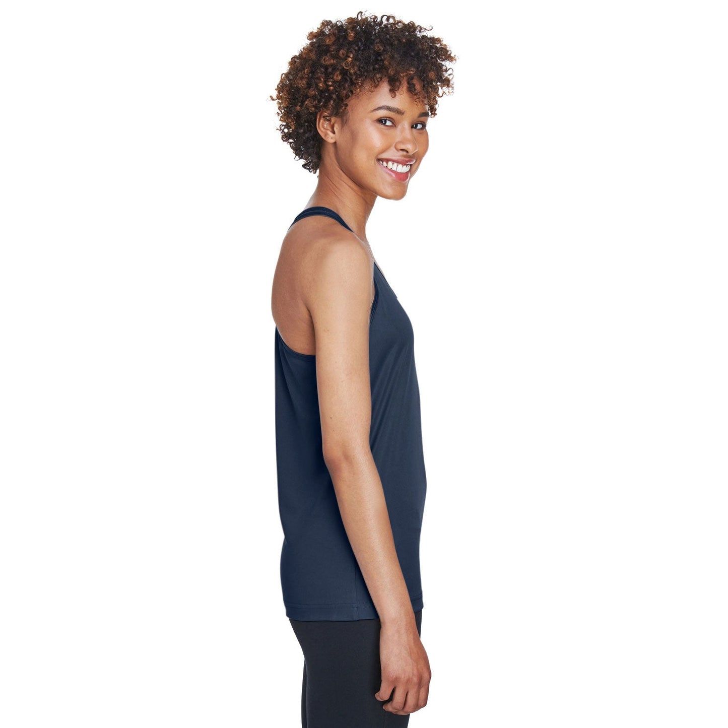 Black Tank Tops - Team 365 - Performance Fabric