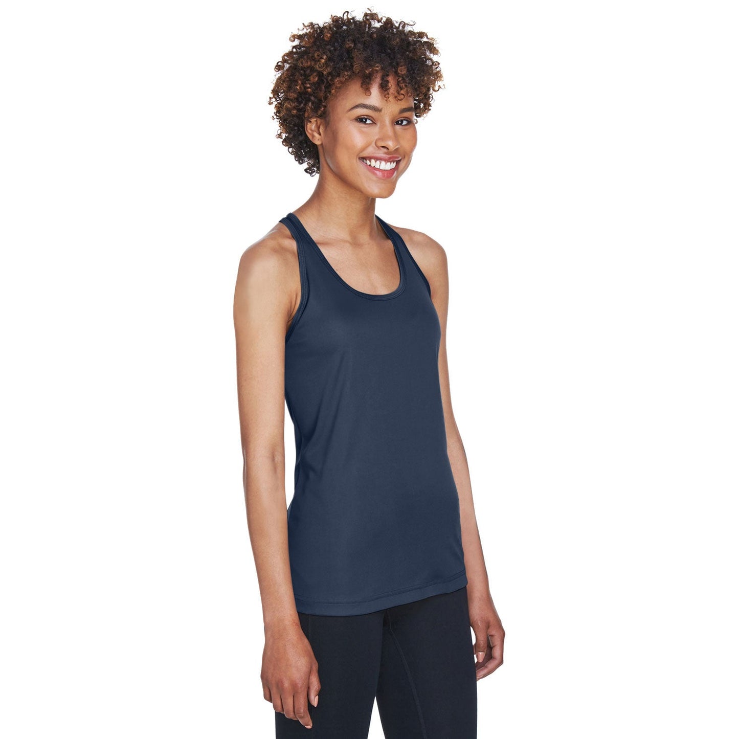 Black Tank Tops - Team 365 - Performance Fabric