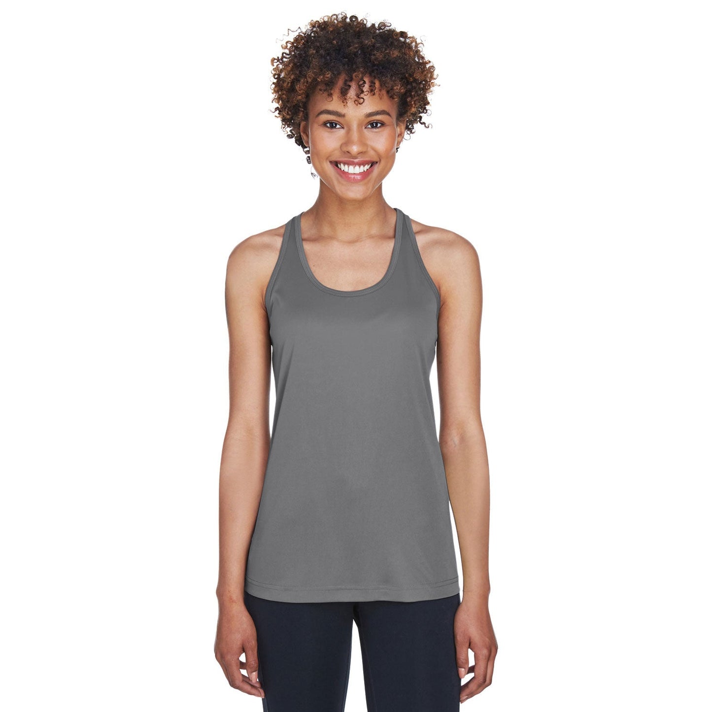 Black Tank Tops - Team 365 - Performance Fabric
