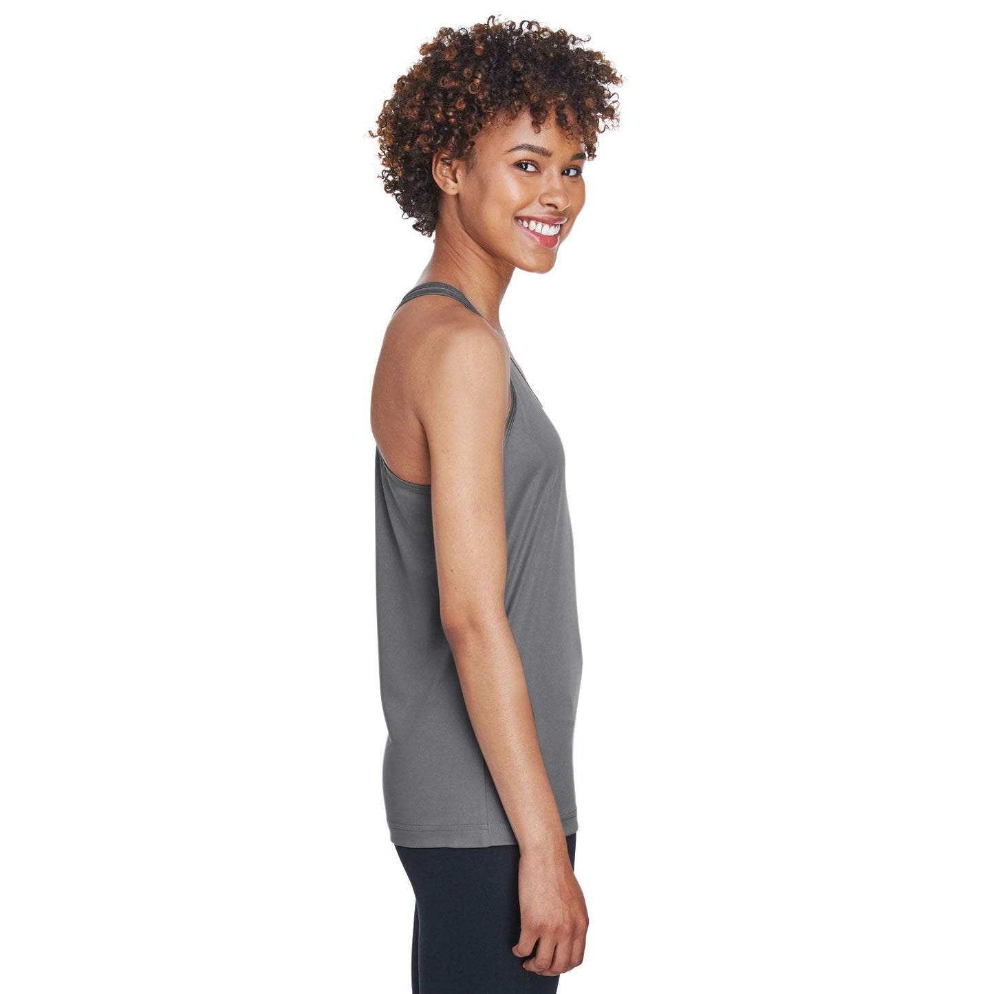 Black Tank Tops - Team 365 - Performance Fabric