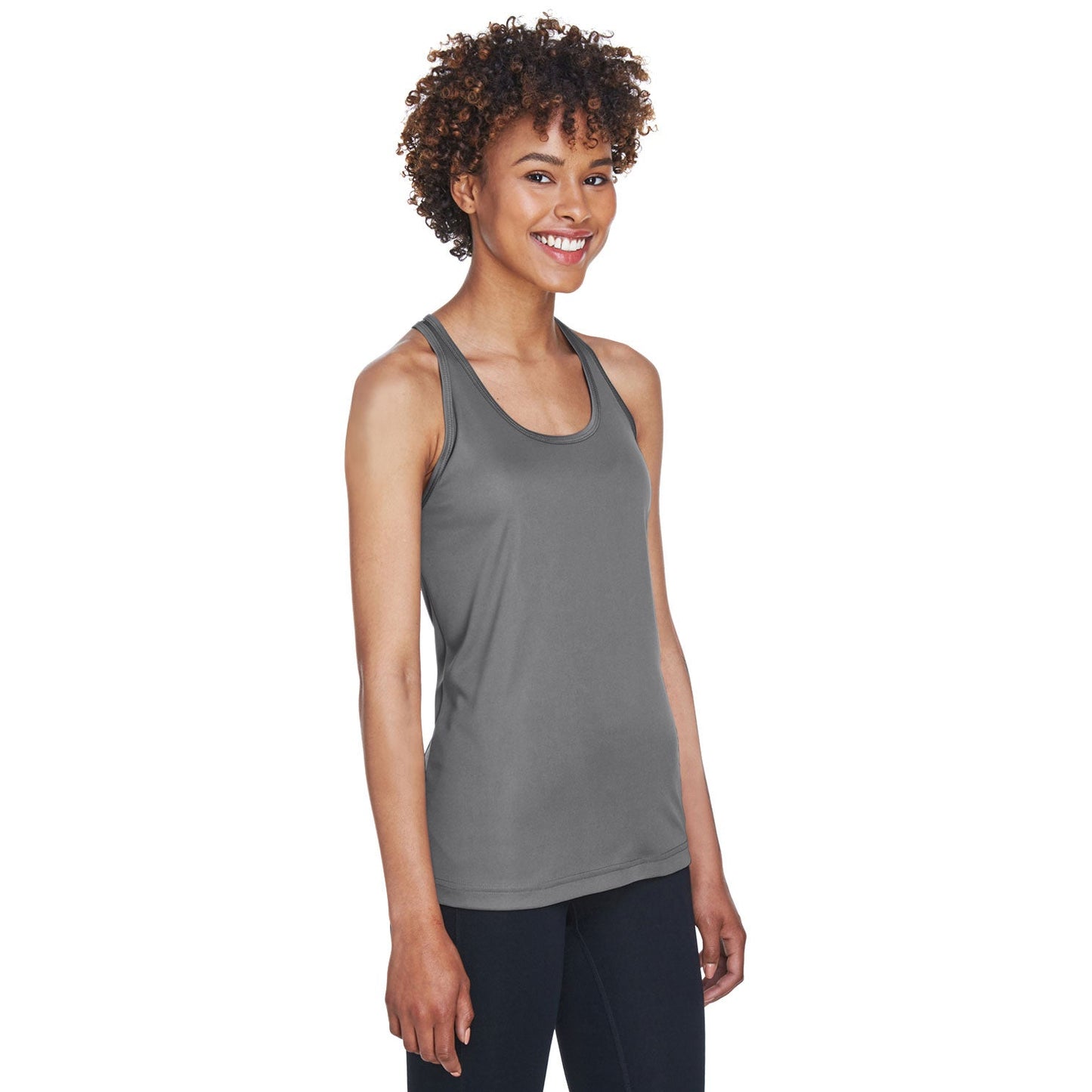 Black Tank Tops - Team 365 - Performance Fabric