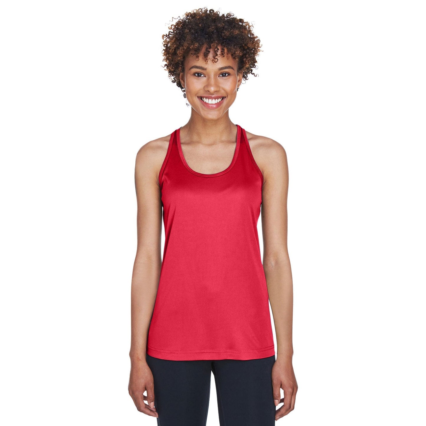 Black Tank Tops - Team 365 - Performance Fabric