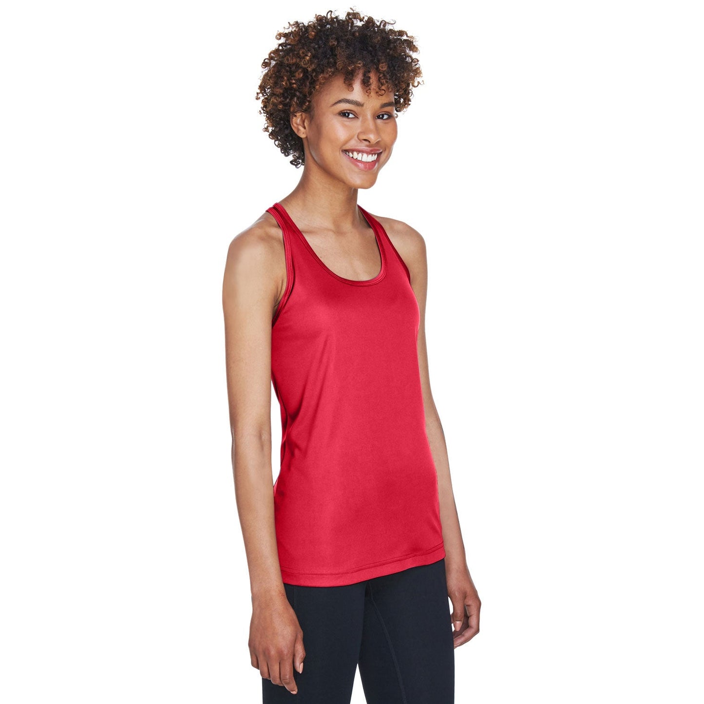 Black Tank Tops - Team 365 - Performance Fabric