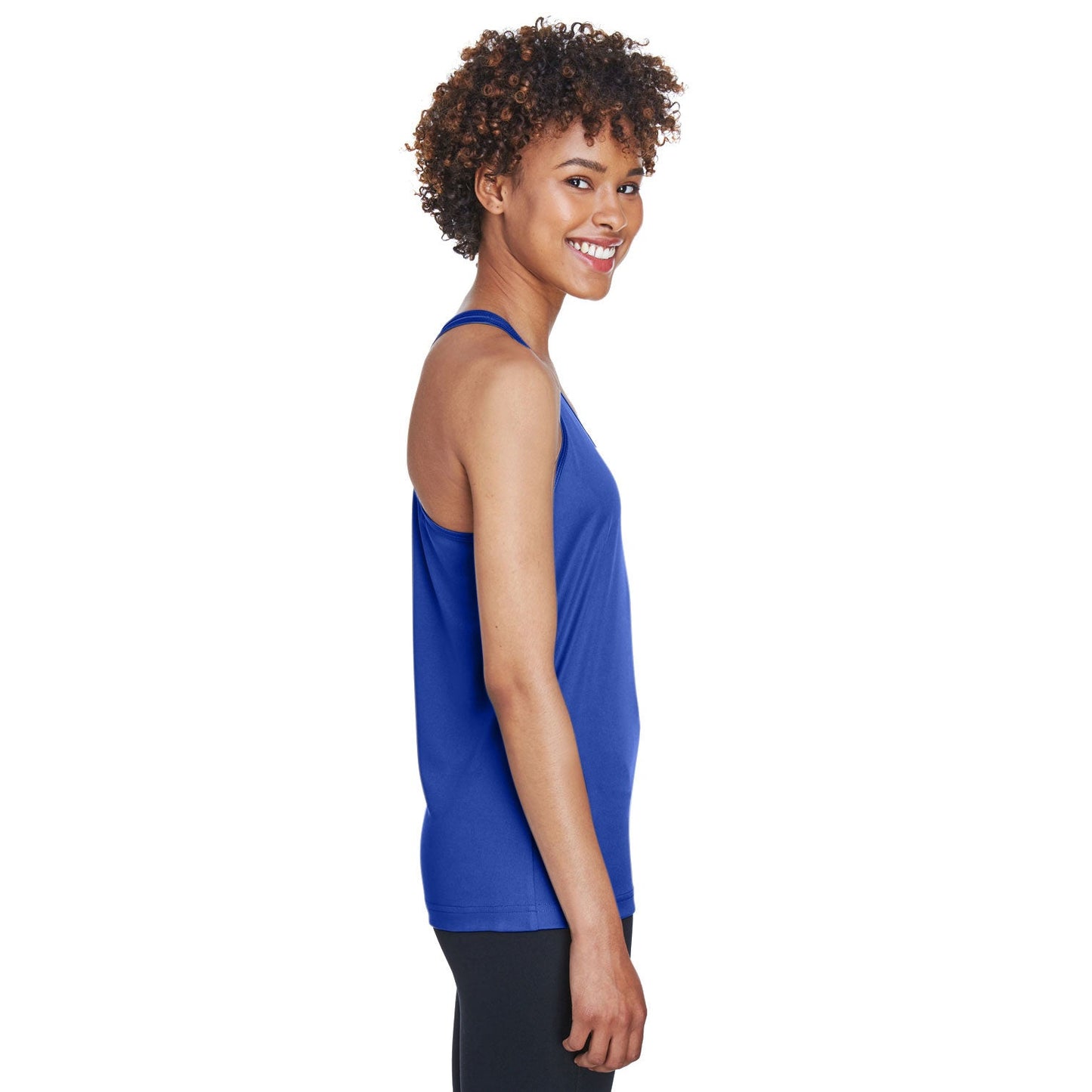 Black Tank Tops - Team 365 - Performance Fabric