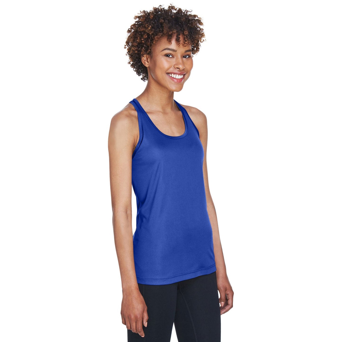 Black Tank Tops - Team 365 - Performance Fabric