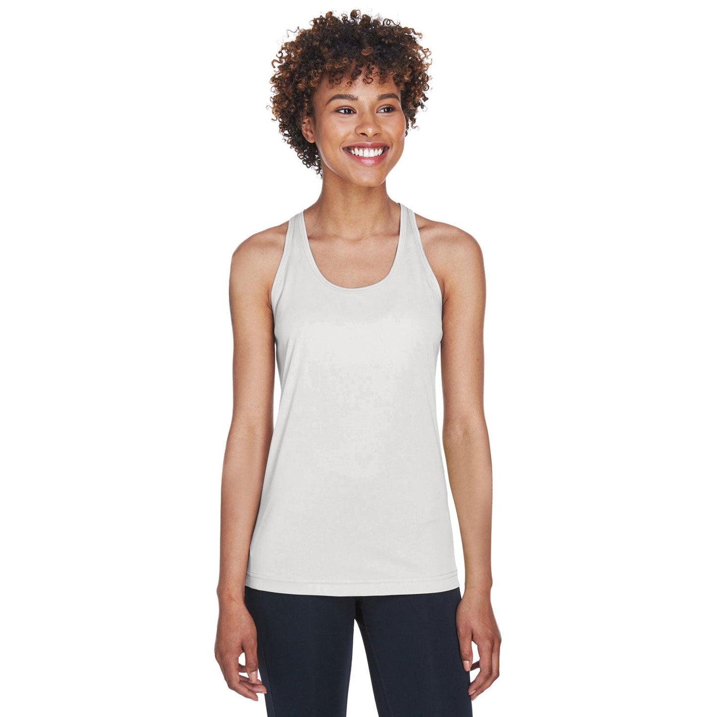 Black Tank Tops - Team 365 - Performance Fabric