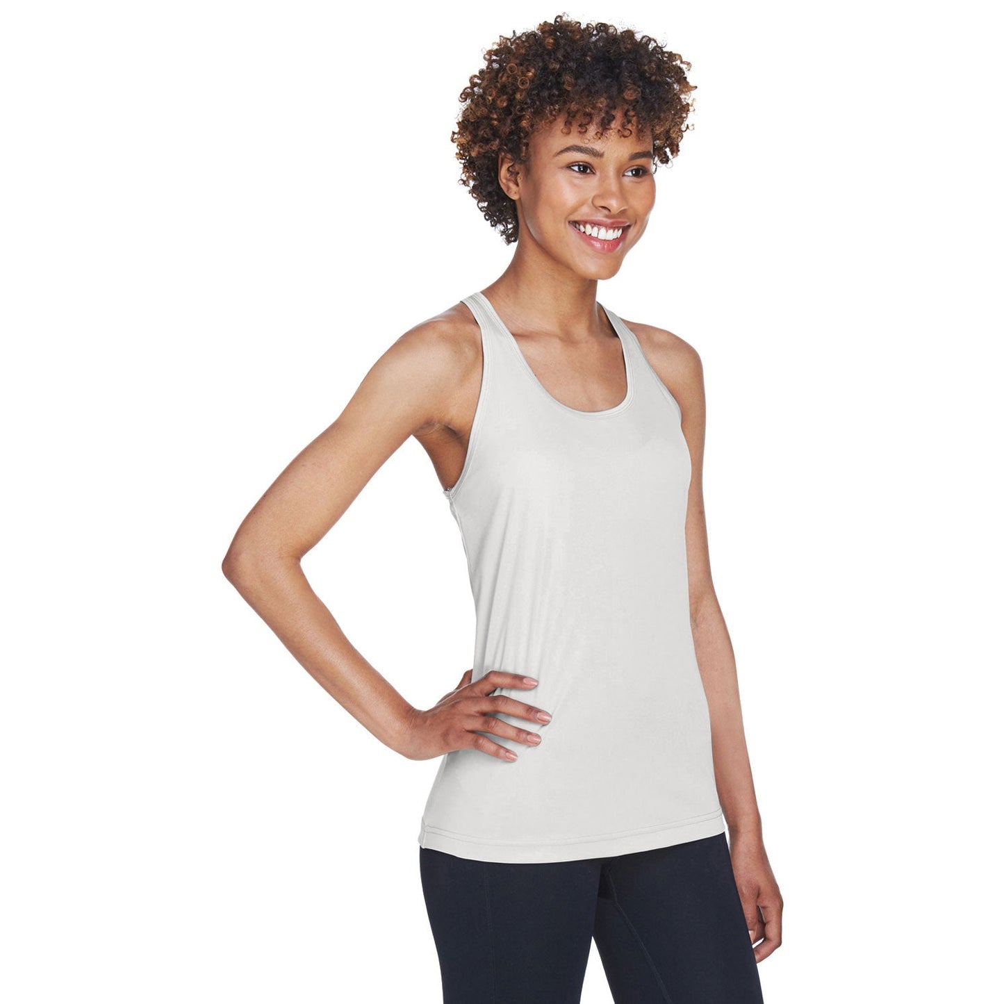 Black Tank Tops - Team 365 - Performance Fabric