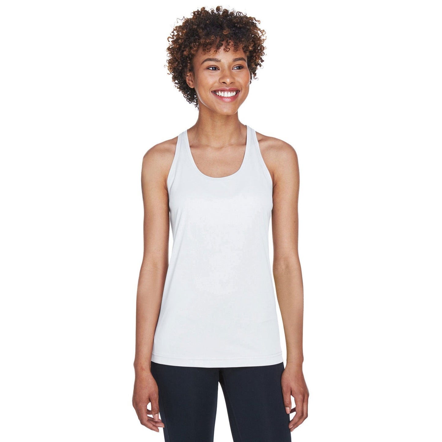 Black Tank Tops - Team 365 - Performance Fabric