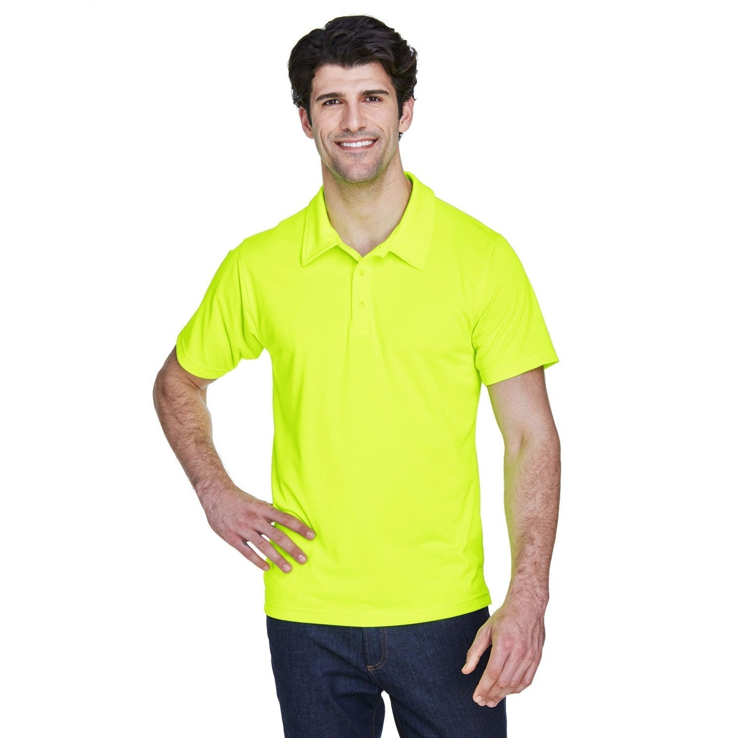 Black Polo Shirt - Team 365 - Snag Protection