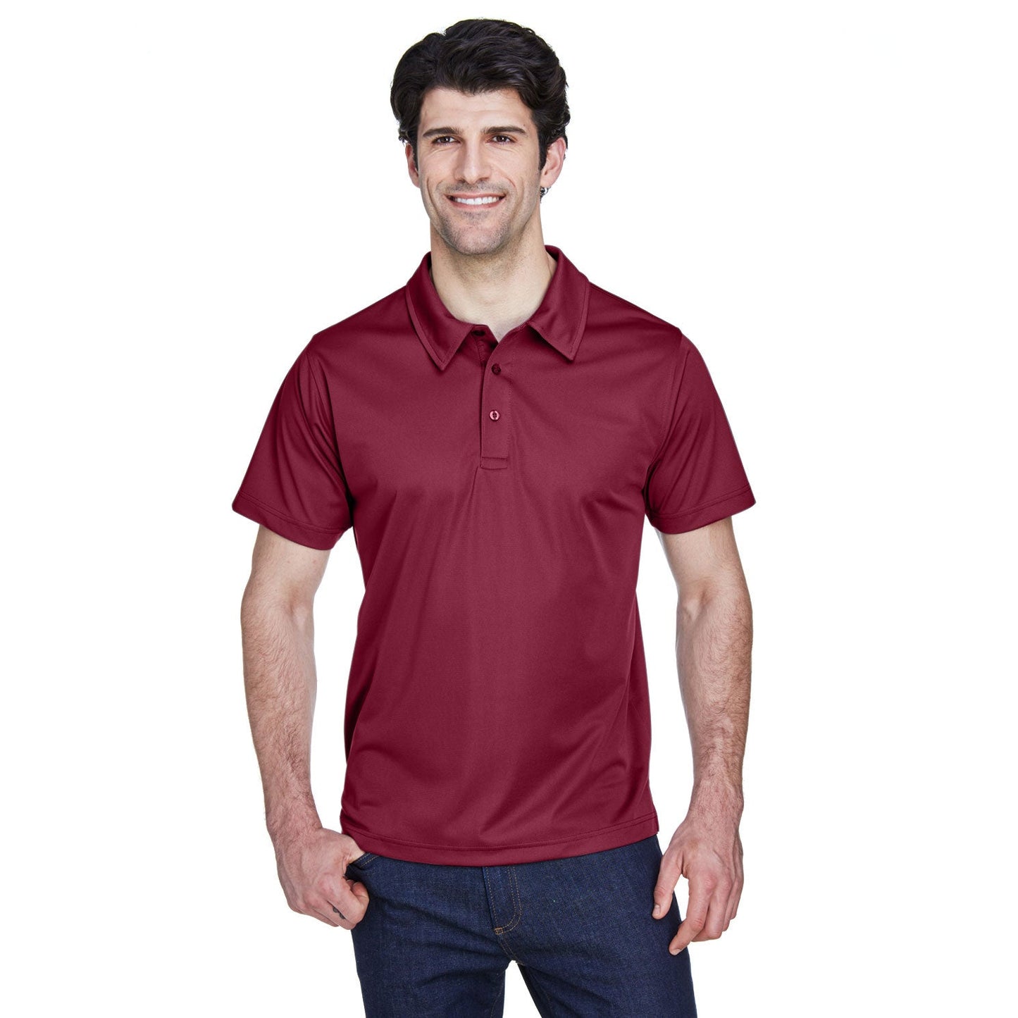Black Polo Shirt - Team 365 - Snag Protection