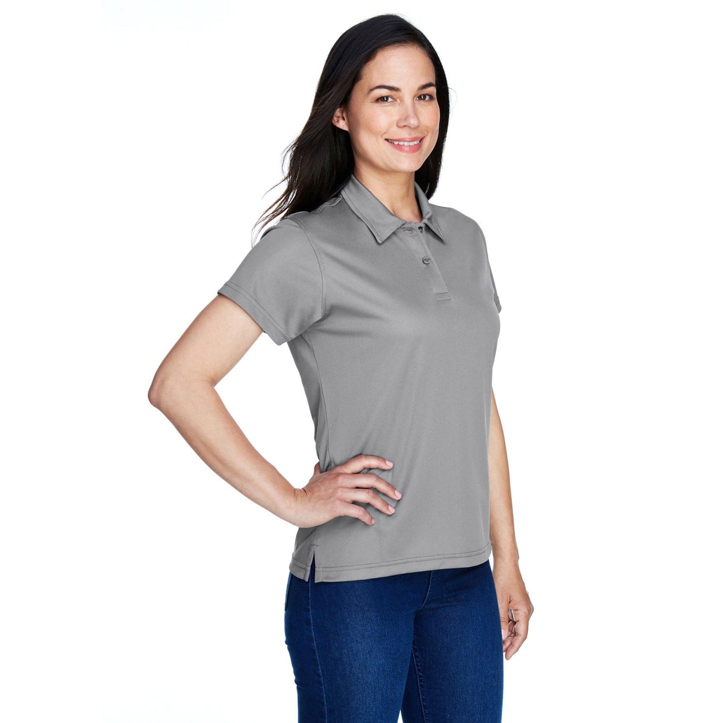 Black Polo Shirt - Team 365 - Snag Protection