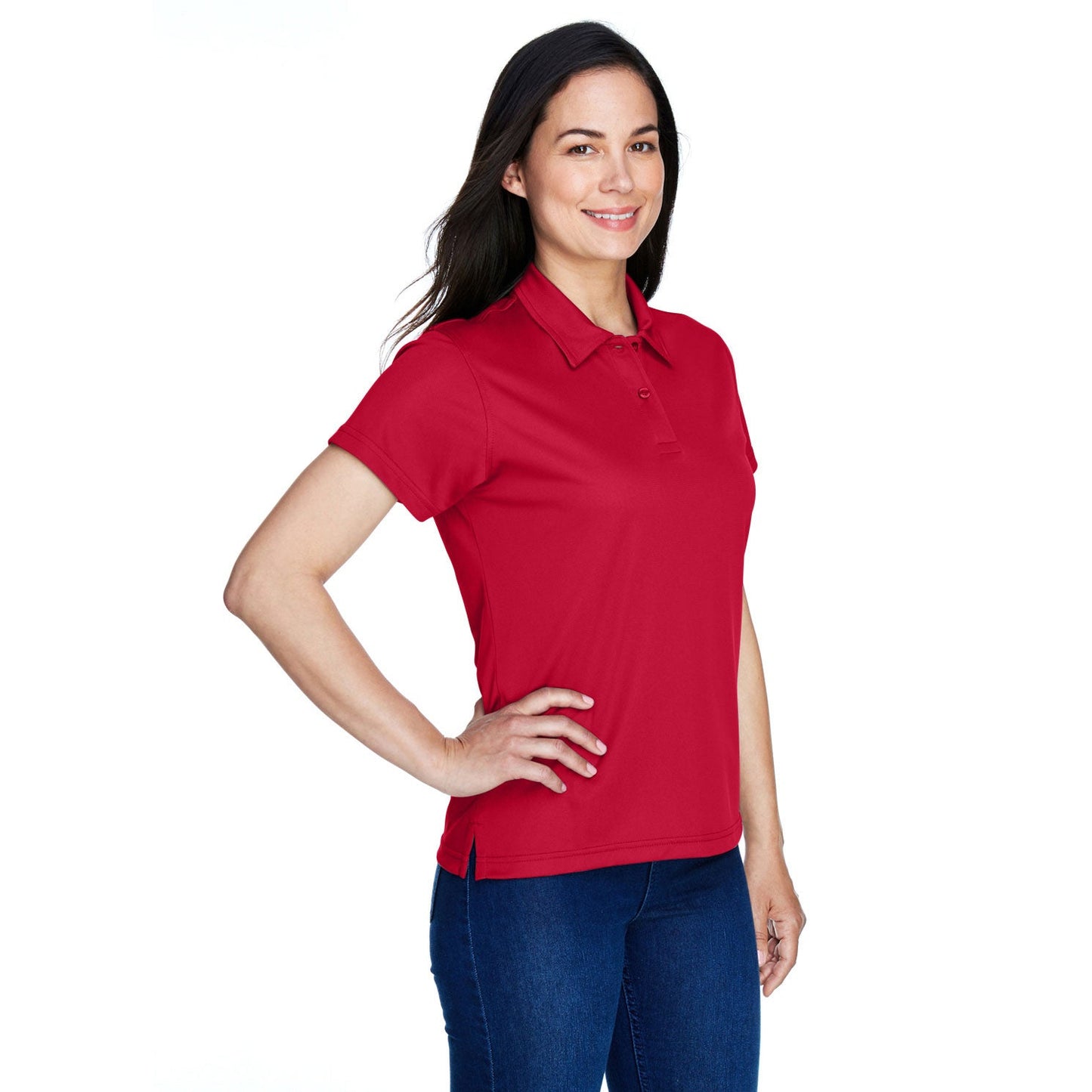 Black Polo Shirt - Team 365 - Snag Protection