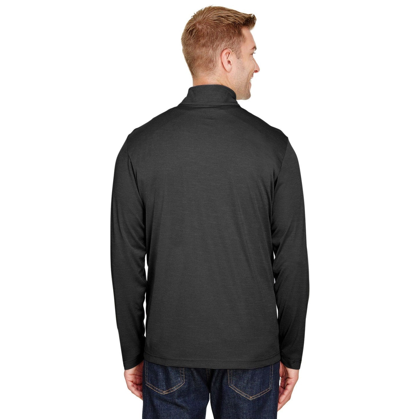 Black Heather Sweatshirt - Team 365 - Sonic Performance