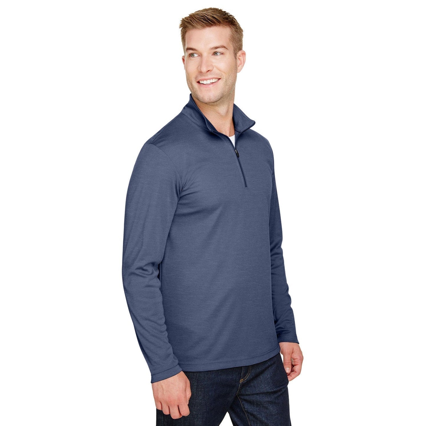 Black Heather Sweatshirt - Team 365 - Sonic Performance