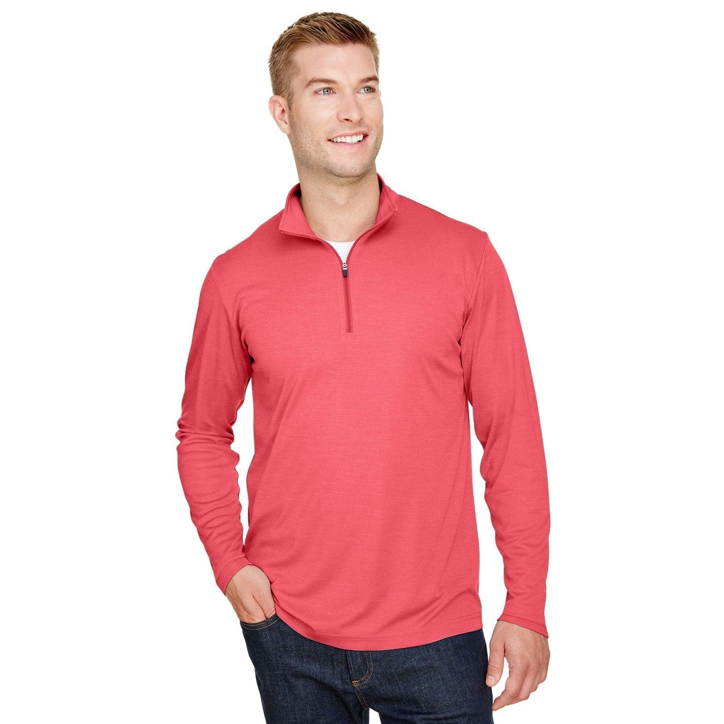 Black Heather Sweatshirt - Team 365 - Sonic Performance