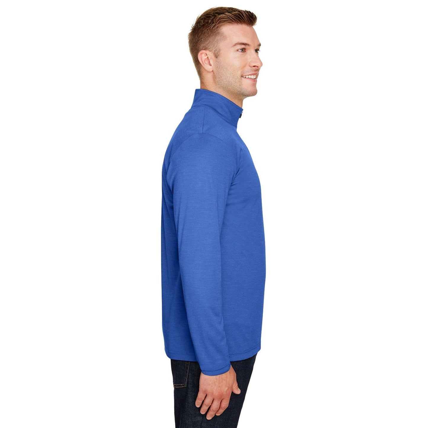 Black Heather Sweatshirt - Team 365 - Sonic Performance