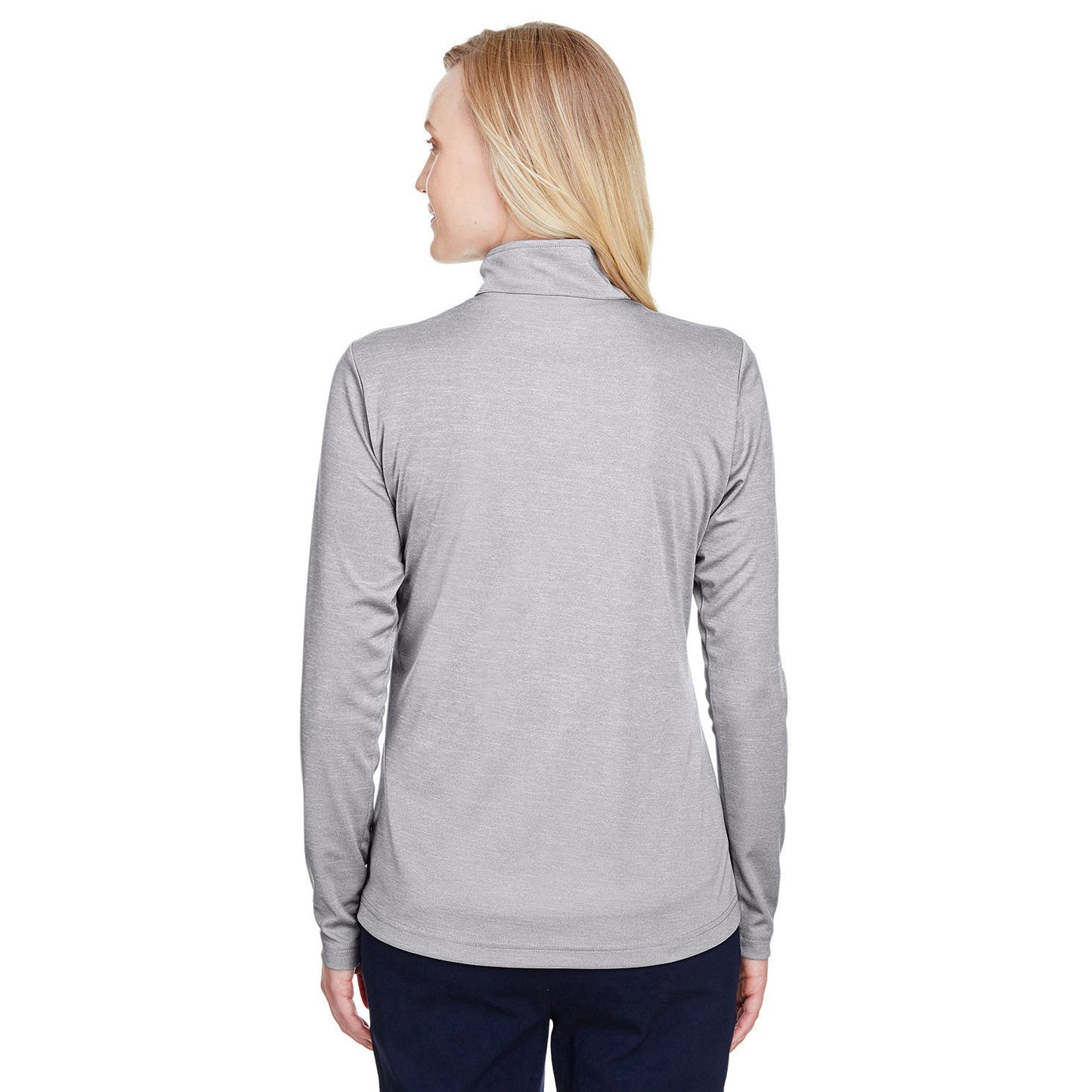 Black Heather Sweatshirt - Team 365 - Performance Fabric