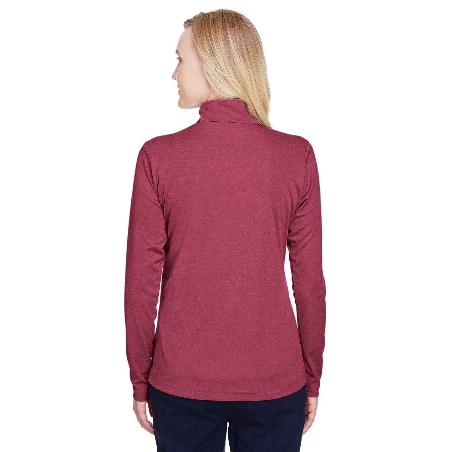 Black Heather Sweatshirt - Team 365 - Performance Fabric
