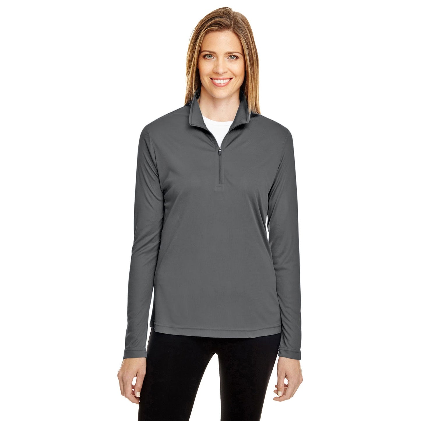 Black Performance Sweatshirt - Team 365 - Moisture Wicking