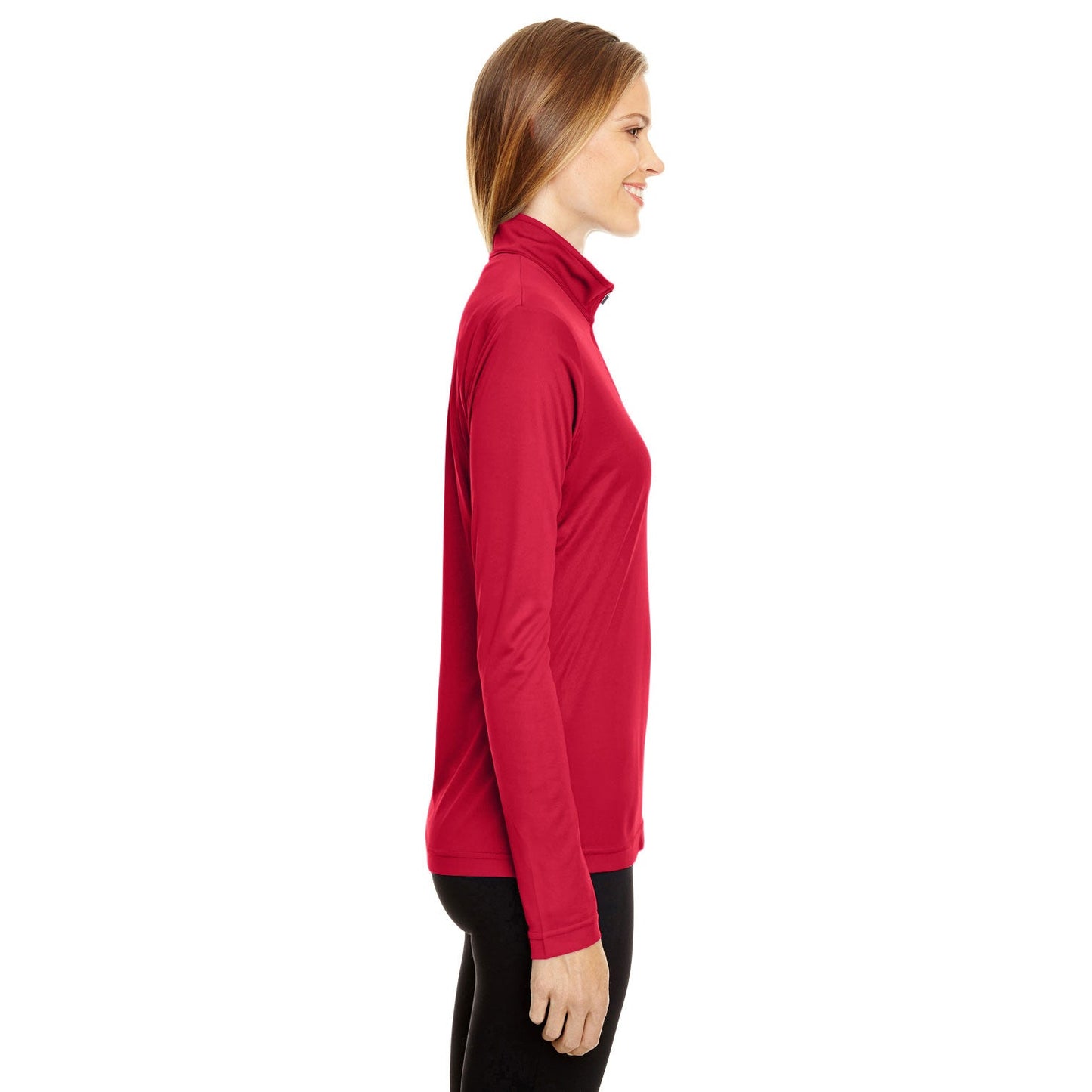 Black Performance Sweatshirt - Team 365 - Moisture Wicking