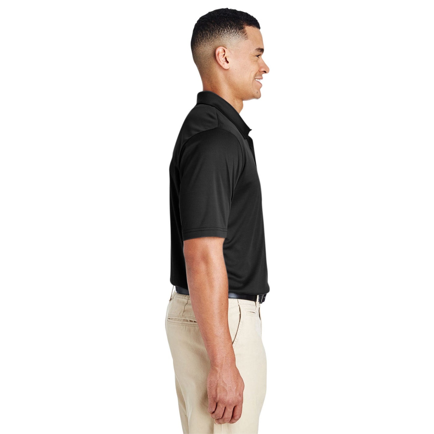 Black Polo Shirt - Team 365 - Performance Fabric