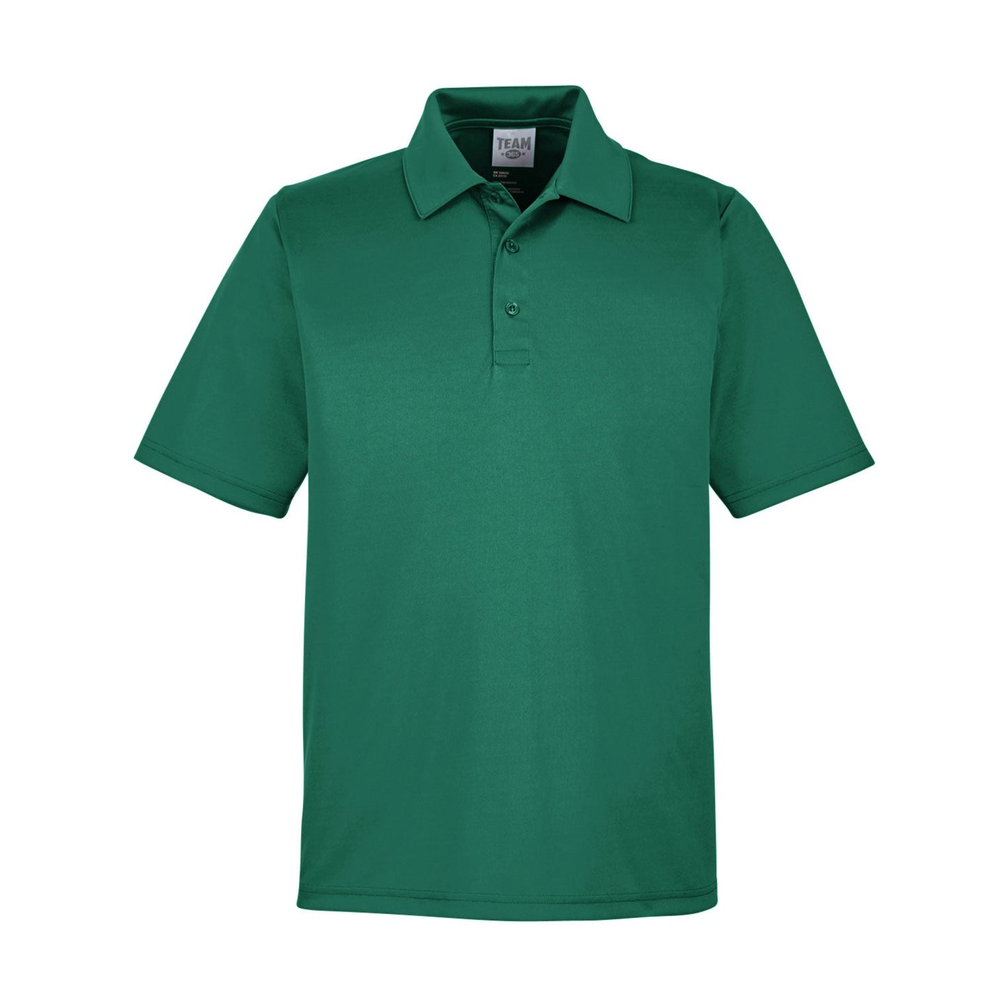 Black Polo Shirt - Team 365 - Performance Fabric